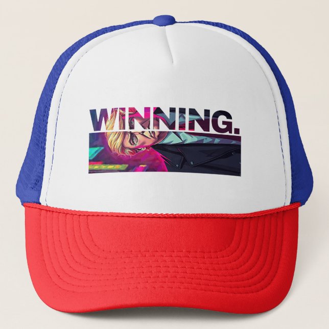 Gorra De Camionero Presidente Trump - GANANDO (Anverso)
