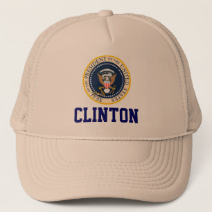 Gorra De Camionero Presidentes Seal Hat de Bill Clinton