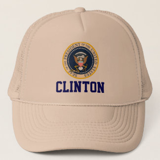 Gorra De Camionero Presidentes Seal Hat de Bill Clinton