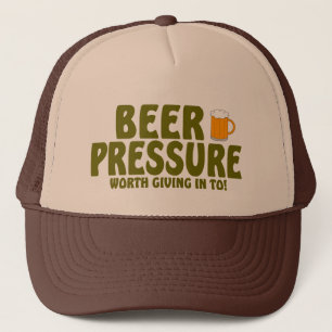 Gorra De Camionero Presión de la cerveza….¡Digno del donante aden