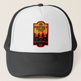 Gorra De Camionero Prevención de incendios forestales
