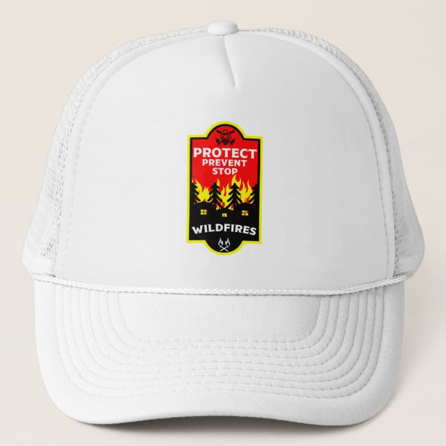 Gorra De Camionero Prevención de incendios forestales (Anverso)