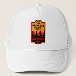 Gorra De Camionero Prevención de incendios forestales