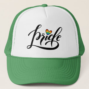 Gorra De Camionero Pride Script Heart