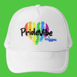 Gorra De Camionero PrideVibe Rainbow Heart Trucker: audaz y sin atadu