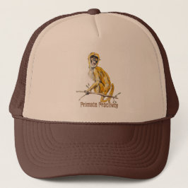 Gorra De Camionero Primate Proclivity Monkey Trucker's Hat