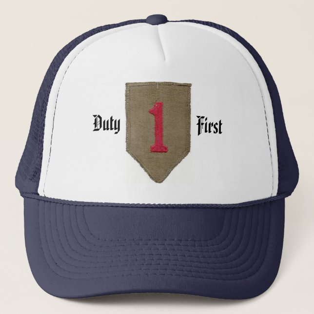 Gorra De Camionero Primer casquillo de la división de infantería (Anverso)