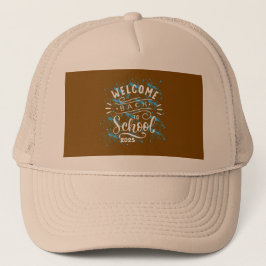 GORRA DE CAMIONERO PRIMER DÍA DE CLASES BIENVENIDOS A LA ESCUELA 2025