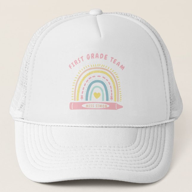Gorra De Camionero Primer grado Equipo Escuadrón de profesores de pri (Anverso)