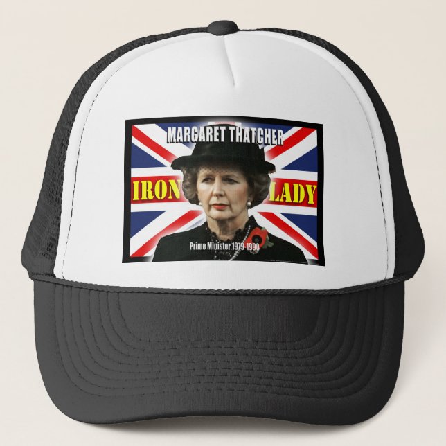 Gorra De Camionero Primer ministro de Margaret Thatcher (Anverso)