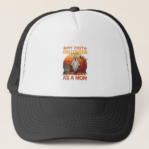 Gorra De Camionero Primer Momia de Halloween Lápida de Fantasma Calab