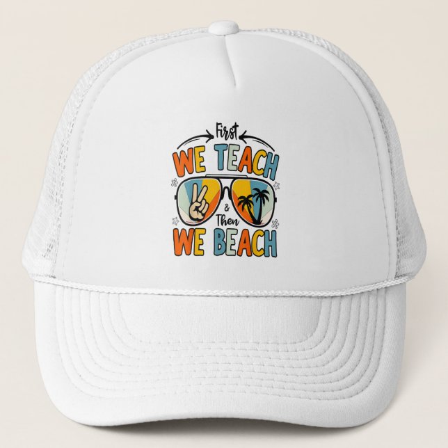 Gorra De Camionero Primero Enseñamos Y Luego Les Damos Un Verano Dive (Anverso)