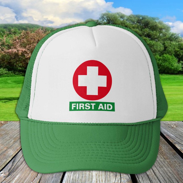 Gorra De Camionero Primeros auxilios - Médico - Ambulancia, Ayuda (Subido por el creador)