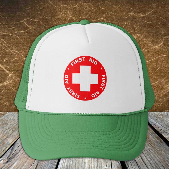 Gorra De Camionero Primeros auxilios - Médico (Cruz) - Ambulancia, Ay (Subido por el creador)