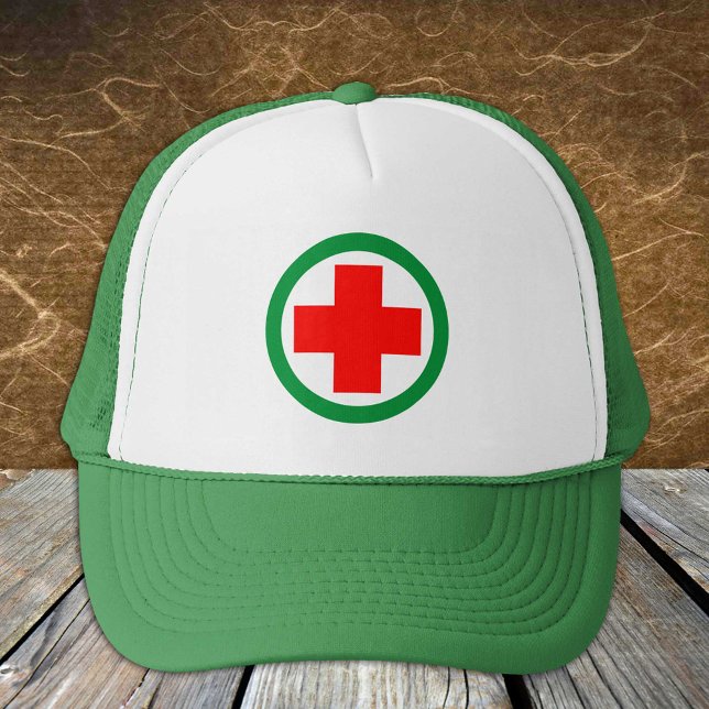 Gorra De Camionero Primeros auxilios - Médico (Cruz Roja) - Ambulanci (Subido por el creador)