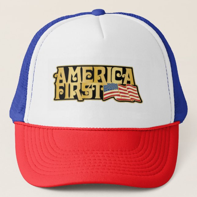 GORRA DE CAMIONERO PRIMEROS CASQUILLOS DE AMÉRICA (Anverso)