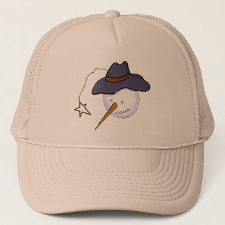 Gorra De Camionero Primitive Snowman de Navidades curos