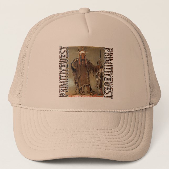 GORRA DE CAMIONERO "PRIMITIVEWEST~WEB" (Anverso)