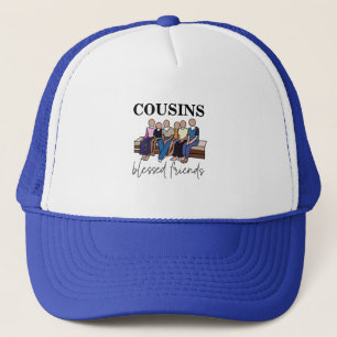 Gorra De Camionero Primos Benditos Amigos Reunión Familiar