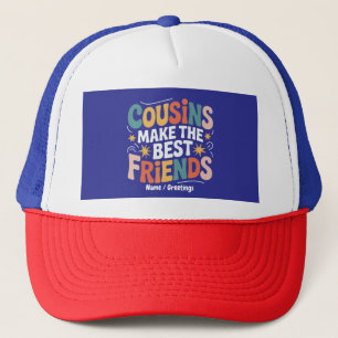 Gorra De Camionero Primos hacen de los mejores amigos hermanos y herm