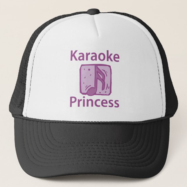 Gorra De Camionero Princesa de Karaoke (Anverso)