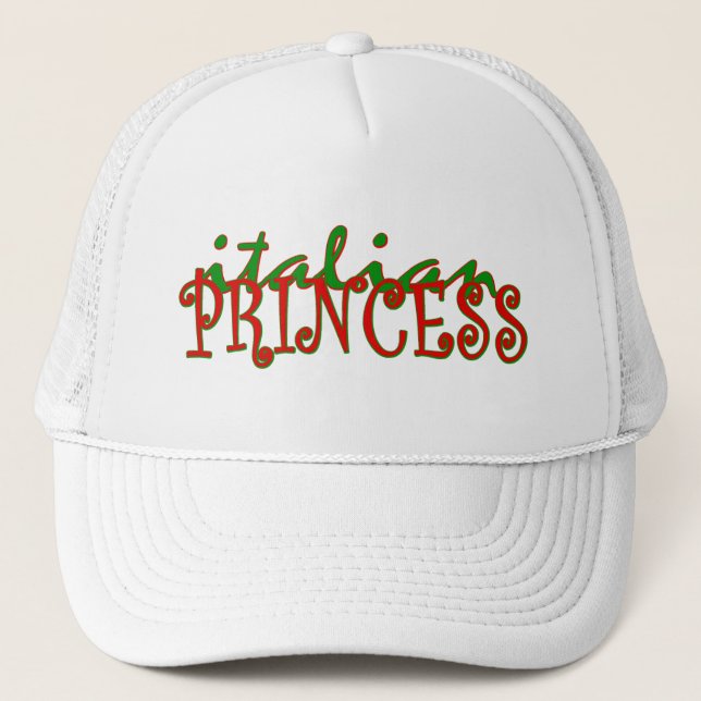 Gorra De Camionero Princesa italiana (Anverso)