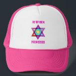 Gorra De Camionero Princesa judía<br><div class="desc">Regalos judíos e ideas personalizadas del regalo por días de fiesta judíos incluyendo Jánuca, Passover, Bas y las ocasiones especiales de Mitzvah de la barra que ofrecen judaísmo tradicional y temas modernos. Regalos judíos del bebé de la princesa, presentes de cumpleaños y decoración casera con la estrella de David y...</div>