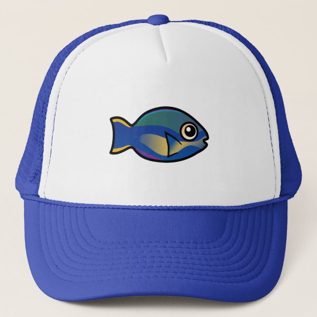 Gorra De Camionero Princesa linda Parrotfish (Anverso)