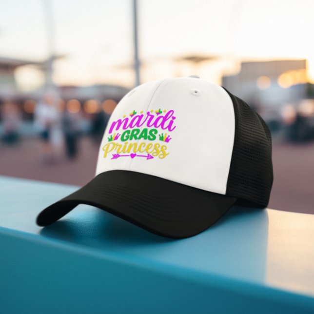 Gorra De Camionero Princesa Mardi Gras (Subido por el creador)
