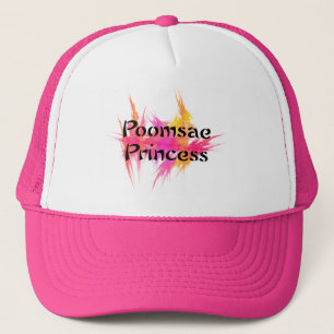 Gorra De Camionero Princesa rosada Hat de Poomsae