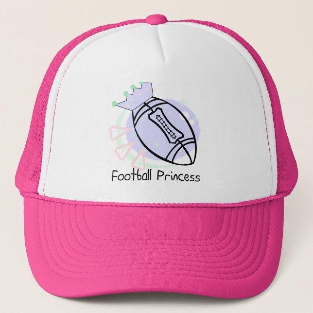 Gorra De Camionero Princesa T-shirts y regalos del fútbol (Anverso)