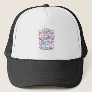 Gorra De Camionero Princesa Unicornio del Reino Unicornio Encantador 