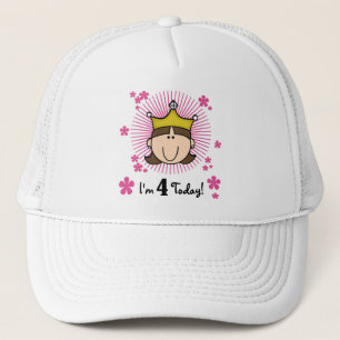 Gorra De Camionero Princesas 4.ª camiseta y regalo de cumpleaños