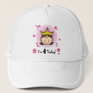 Gorra De Camionero Princesas 4.ª camiseta y regalo de cumpleaños