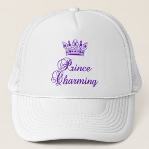 Gorra De Camionero Príncipe el encantar en la púrpura real para el