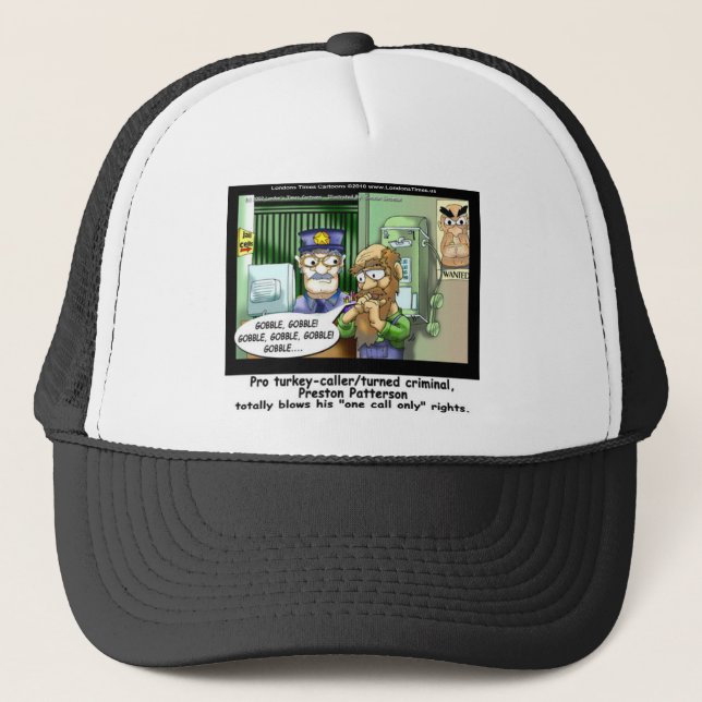 Gorra De Camionero Prisión turca solamente llama a graciosos peluches (Anverso)