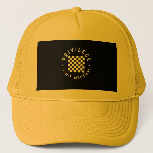 GORRA DE CAMIONERO PRIVILEGIO NO ES NEUTRAL (Anverso)