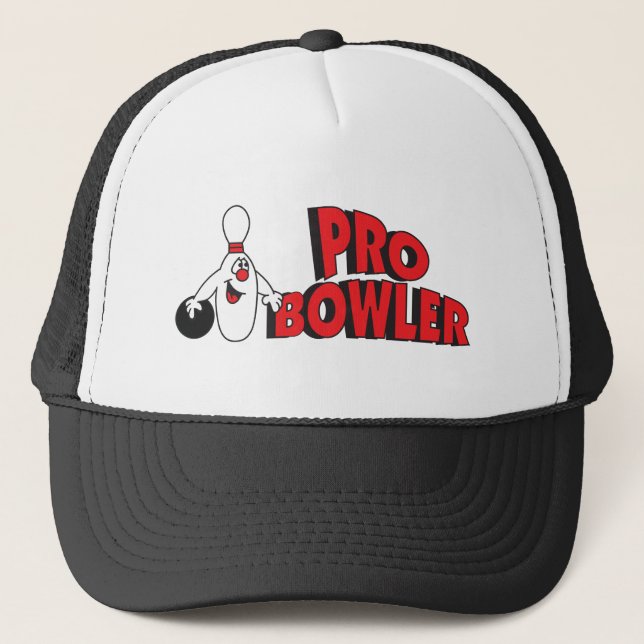 Gorra De Camionero Pro Bowler 🎳 Bowling Pin (Anverso)