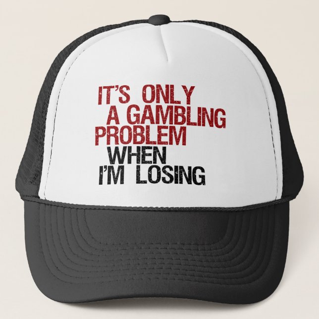 Gorra De Camionero Problema de juego (Anverso)