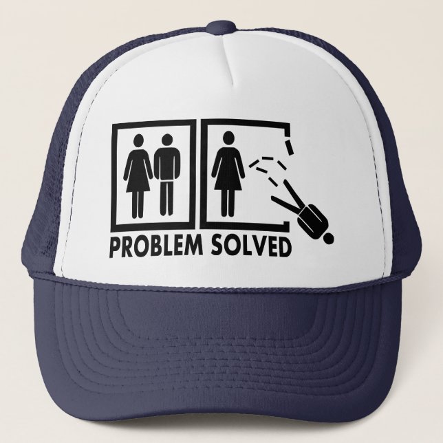Gorra De Camionero Problema solucionado - hombre (Anverso)