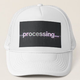 Gorra De Camionero Processing Glitch Tech Cap