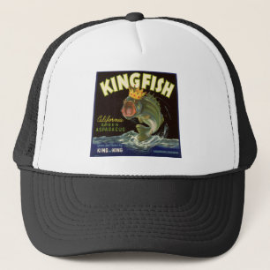 Gorra De Camionero Producto de cosecha de vintage puede etiquetar art