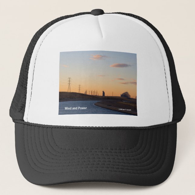 Gorra De Camionero Productos de Altamont de los molinoes de viento (Anverso)