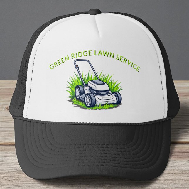 Gorra De Camionero Profesional de cuidado y servicios de jardín verde (Subido por el creador)