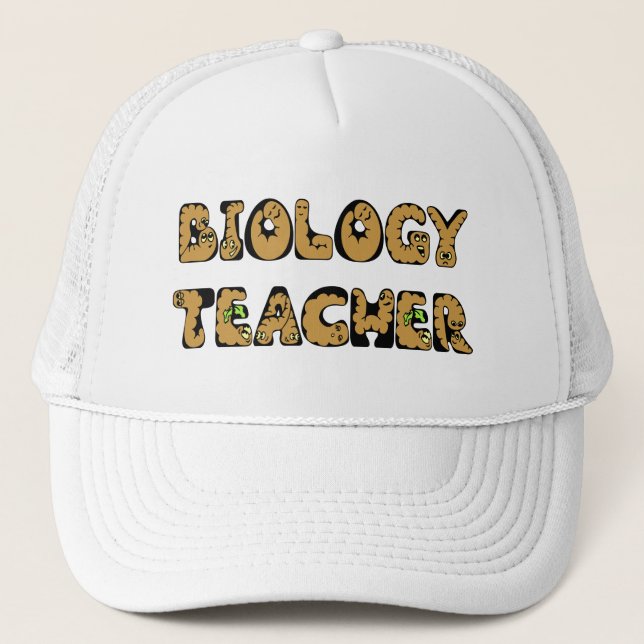 Gorra De Camionero Profesor de Biología (Anverso)