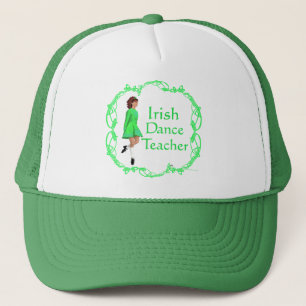 Gorra De Camionero Profesor de Danza Irlandesa - Verde