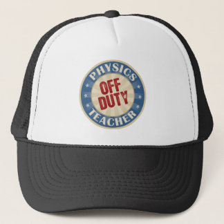 Gorra De Camionero Profesor fuera de servicio de la física