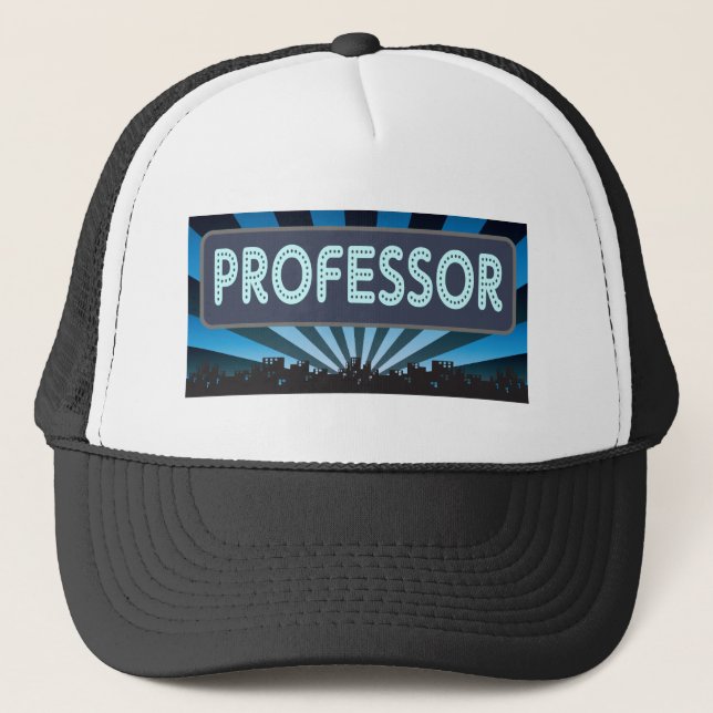 Gorra De Camionero Profesor Marquee (Anverso)