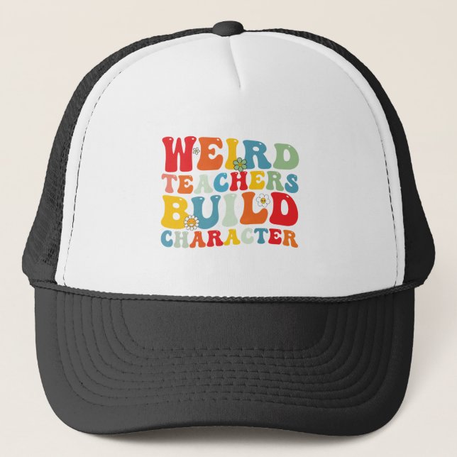 Gorra De Camionero Profesores raros construyen un profesor burlón (Anverso)