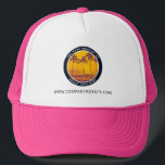 Gorra De Camionero Programa de comercio de logotipos de marcas de la<br><div class="desc">Añada el logotipo de su marca y la dirección del sitio web del personalizado a este gorra de seguimiento que es perfecto para crear conciencia de la marca o como medio publicitario. Disponible en otros colores y tamaños. No hay cantidad mínima de pedido ni cargo de instalación.</div>